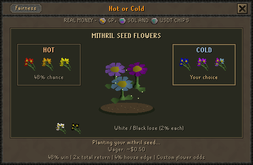 Hot or Cold as it appears inside Sand Arena
